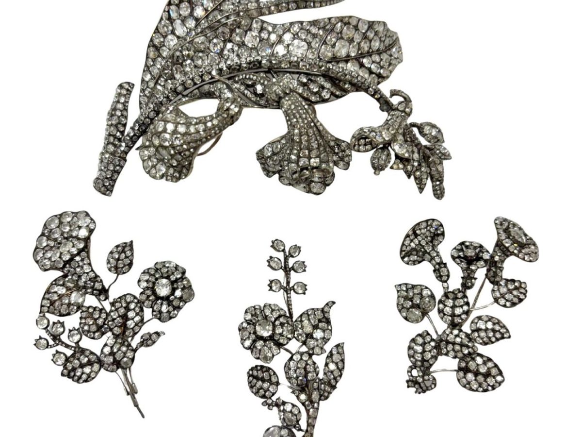 Diamond Botanical Sprays in Victorian&nbsp;Jewellery